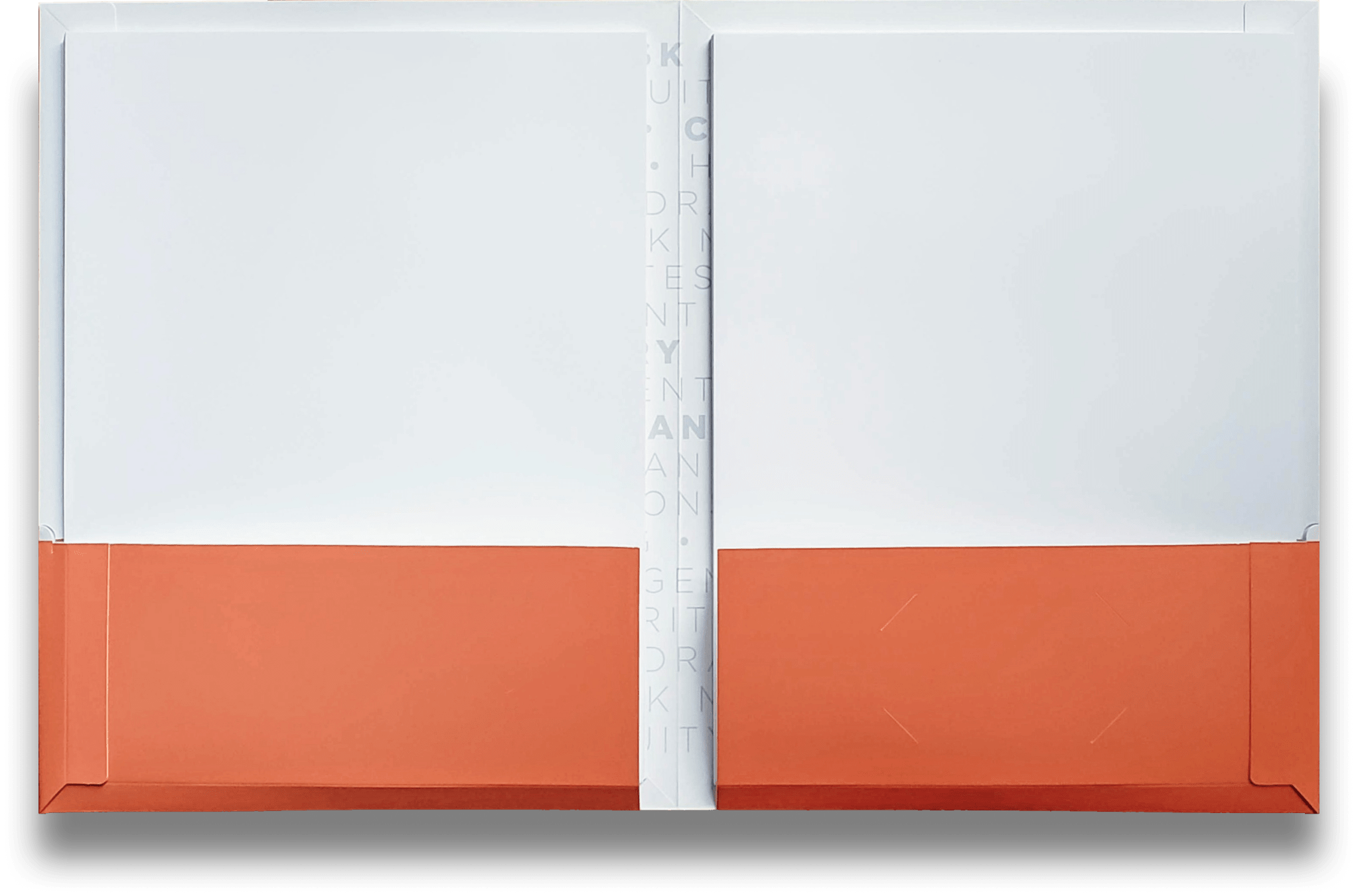 custom two pocket presentation folders