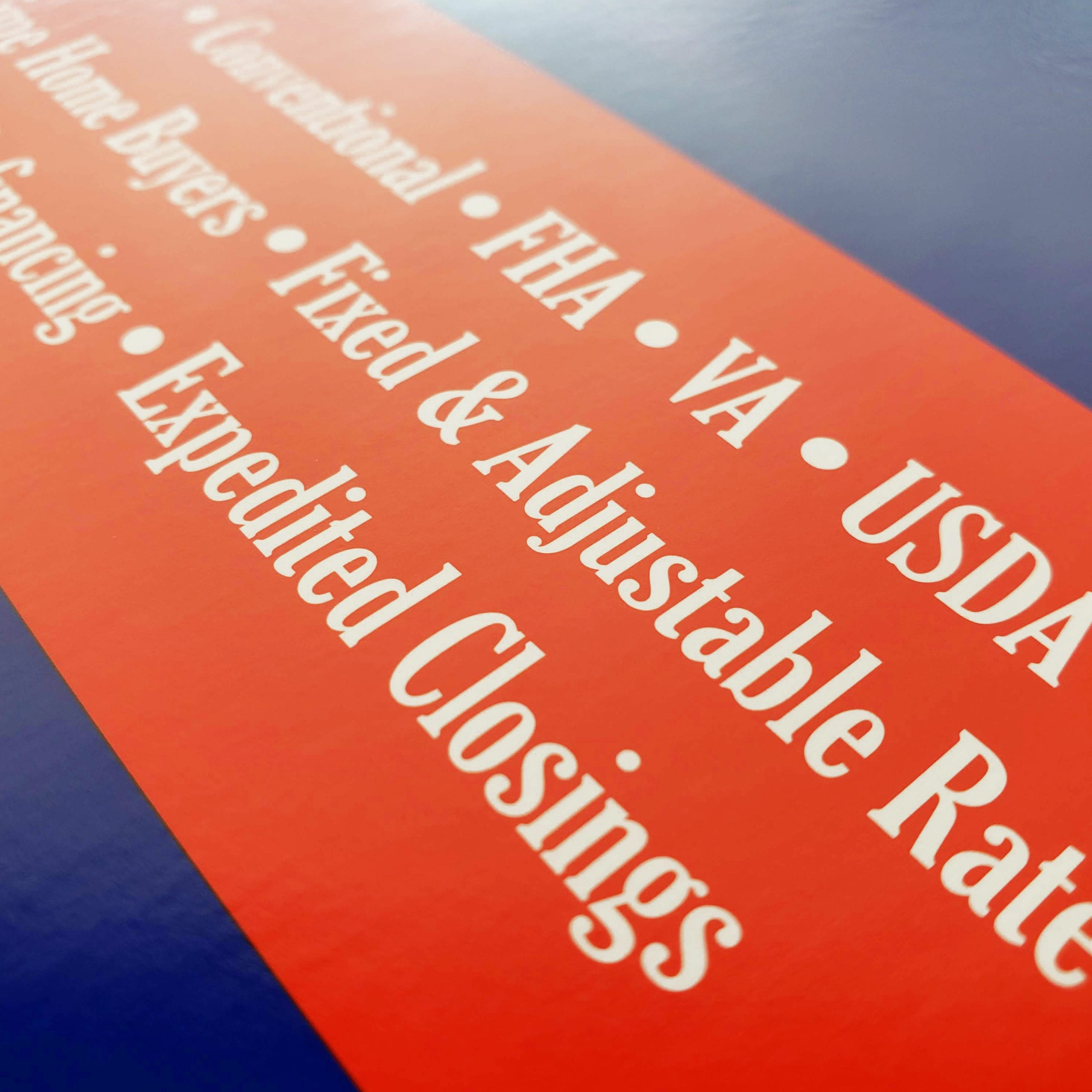 Custom embossed business folders