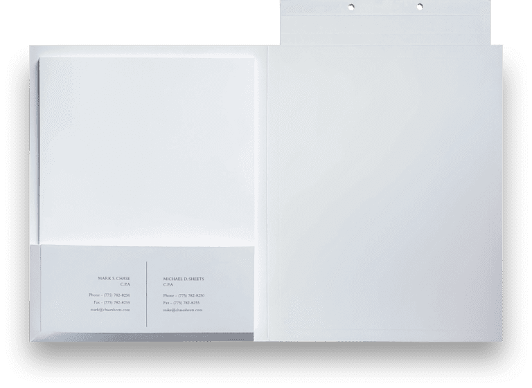 Custom tax folders for tax accountants