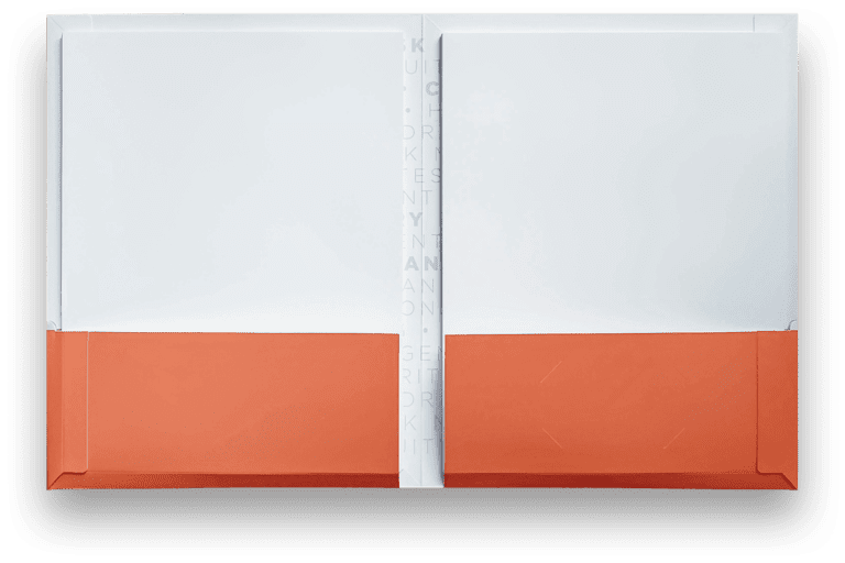 Custom Printed Two Pocket Presentation Folder
