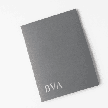 Custom Premium Linen Reinforced Presentation Folder gray