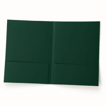 Custom Premium Linen Reinforced Presentation Folder Pine
