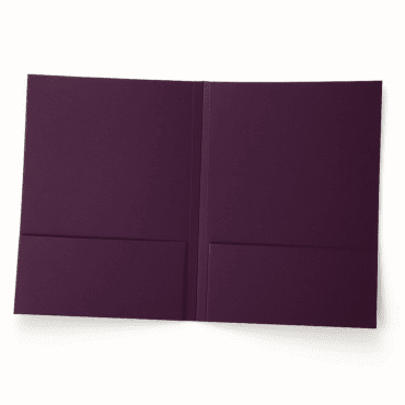 Custom Premium Linen Reinforced Presentation Folder Merlot