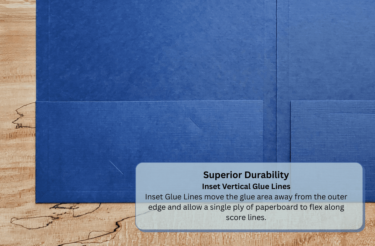 Custom Premium Linen Reinforced Presentation Folder Pine - Image 5