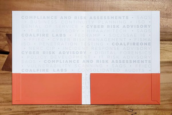 High-end twin pocket folder